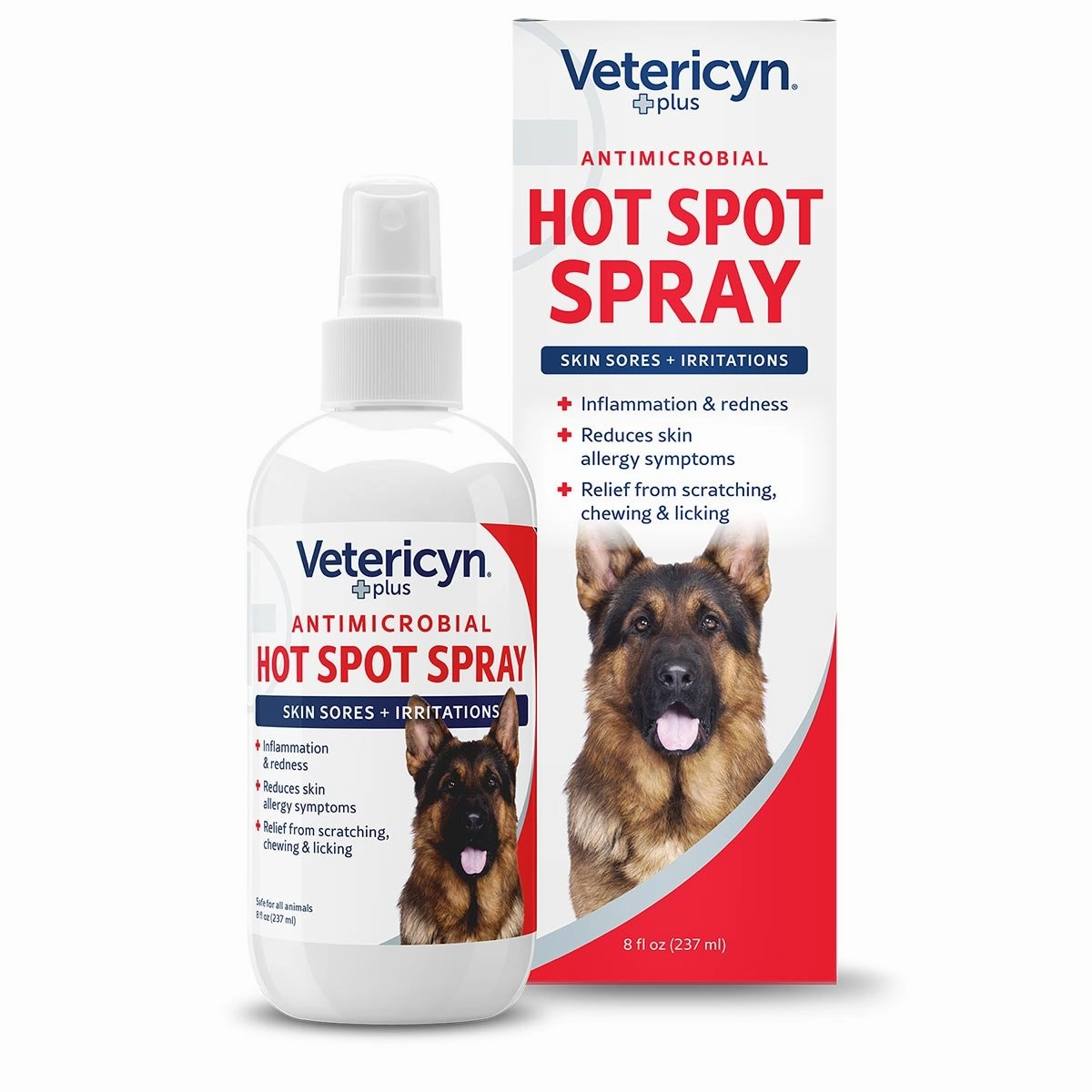 Vetericyn Plus Hot Spot Spray, 8 oz