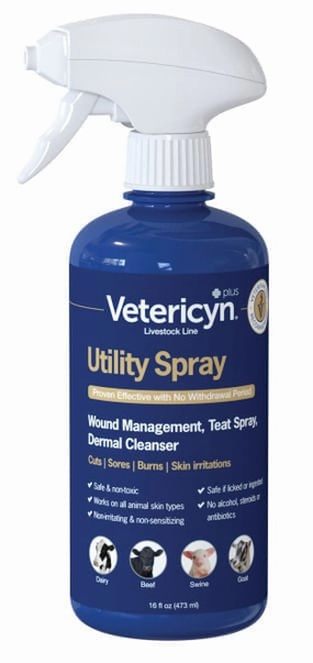 Vetericyn Plus Utility Spray, 16 oz