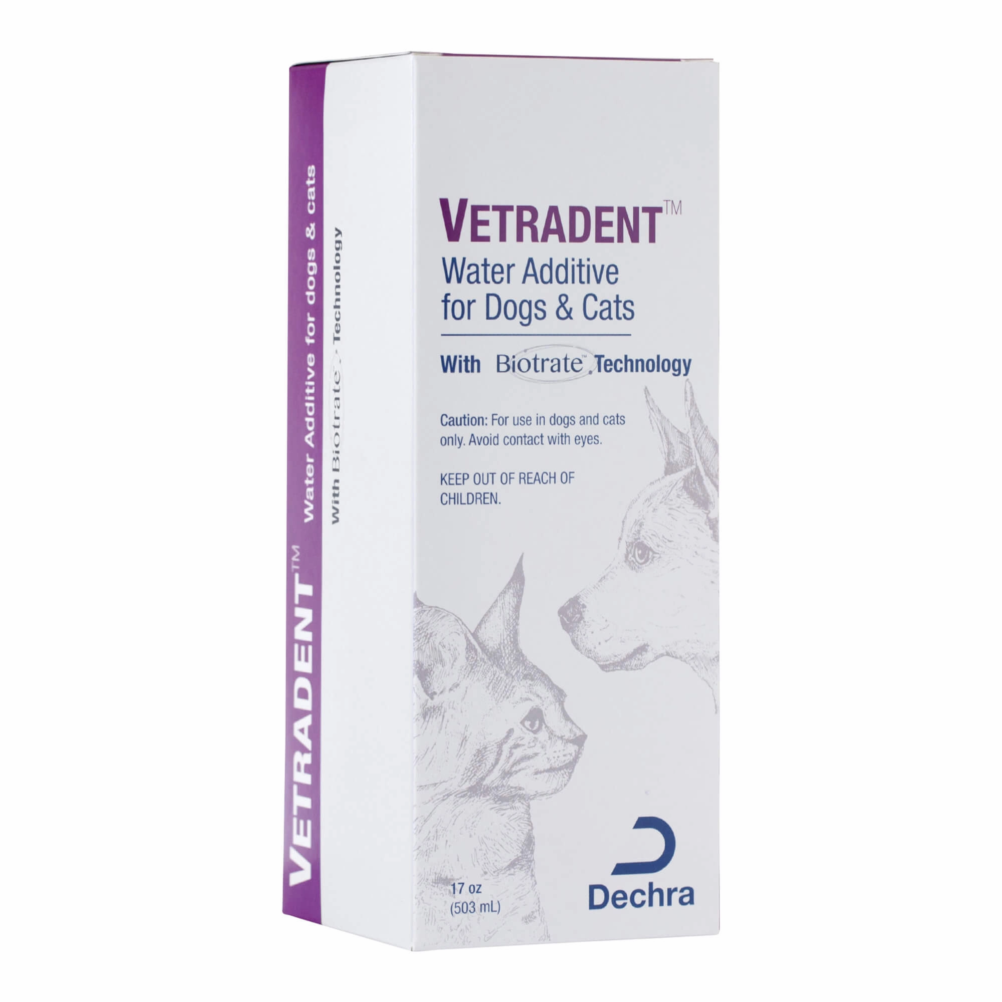 Vetradent Liquid Water Additive for Dogs & Cats, 17 oz
