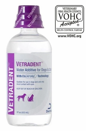 Vetradent Liquid Water Additive for Dogs & Cats, 17 oz