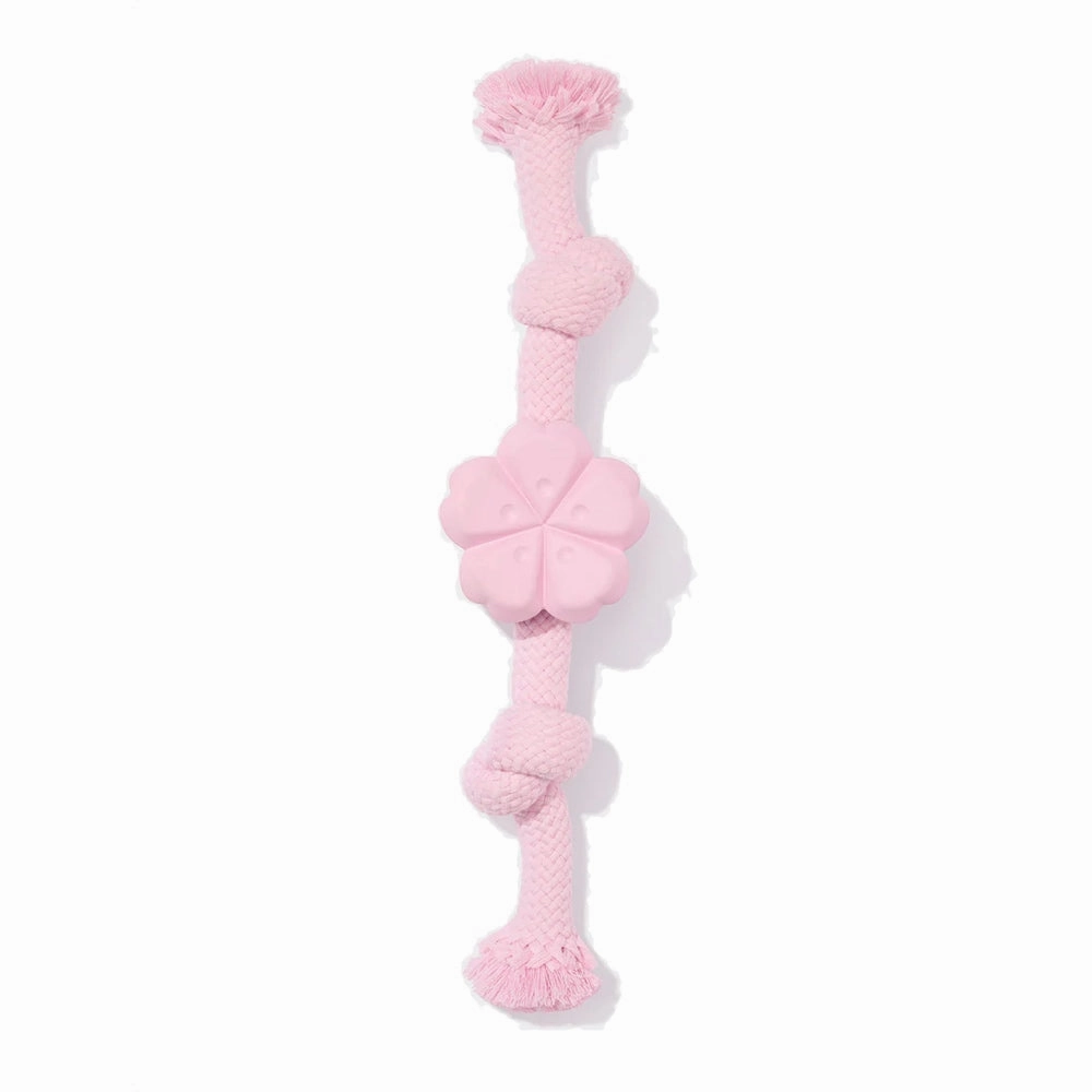 VETRESKA Cherry Blossom Knot Rope Dog Toy