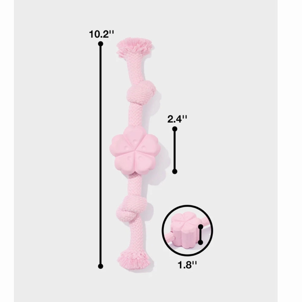 VETRESKA Cherry Blossom Knot Rope Dog Toy