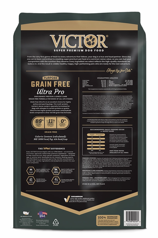 Victor Purpose Grain Free Ultra Pro Dry Dog Food