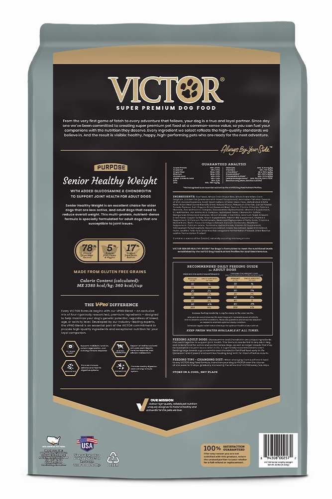 Victor Purpose Senior Healthy Weight Dry Dog Food, 5lb