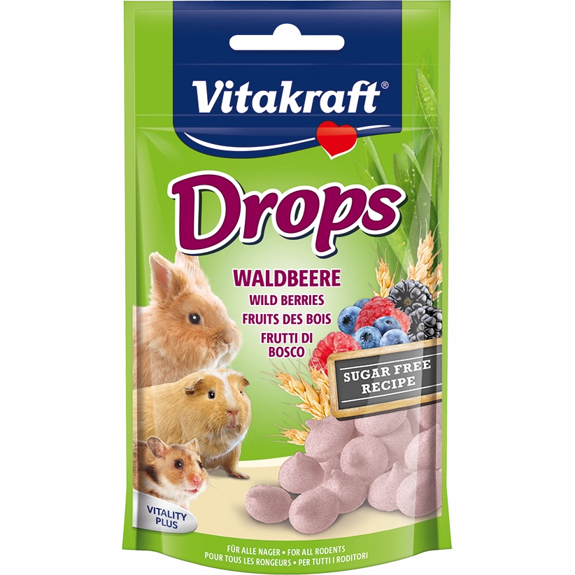 Vitakraft Drops Wildberry for Small Animals 75g
