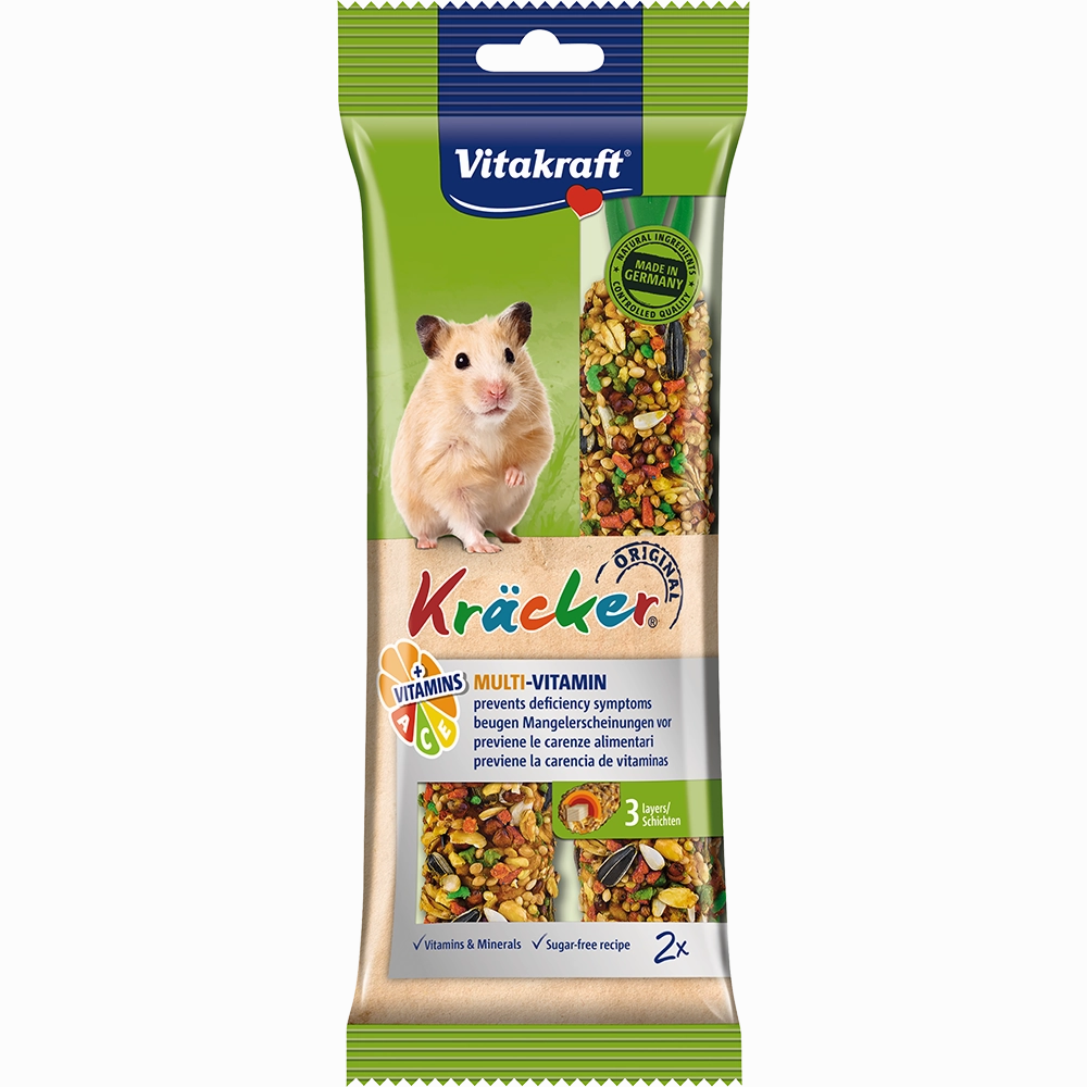 Vitakraft Kracker Sticks with Multi-Vitamin Hamster 112g