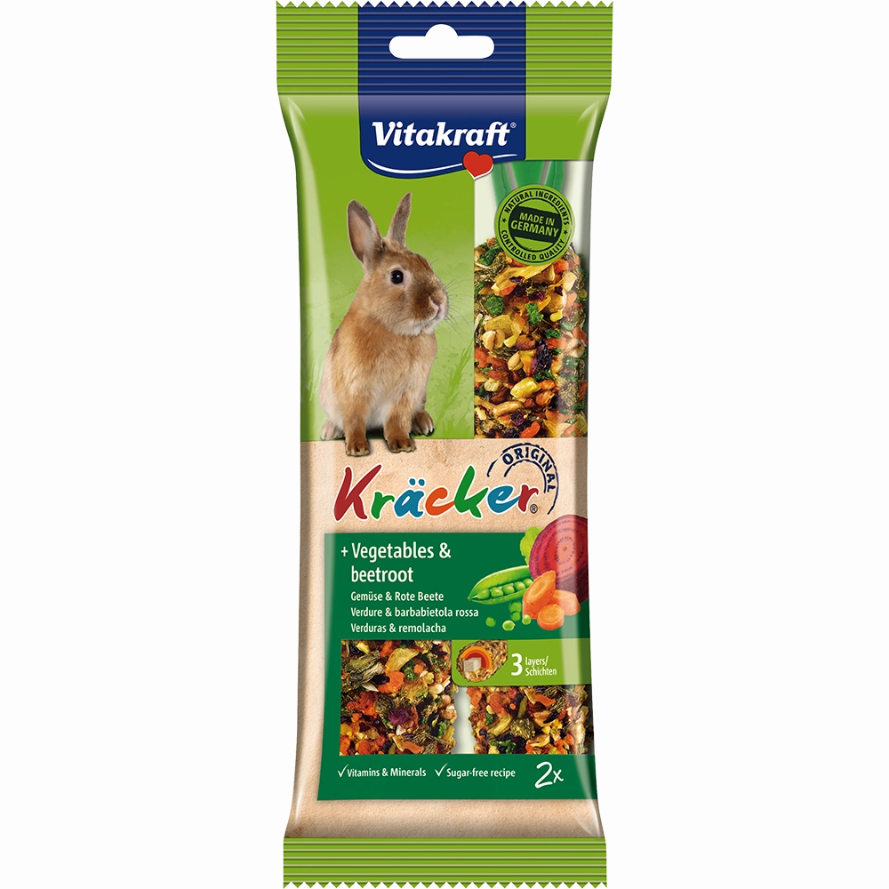 Vitakraft Kracker Sticks with Vegetables Rabbit 112g