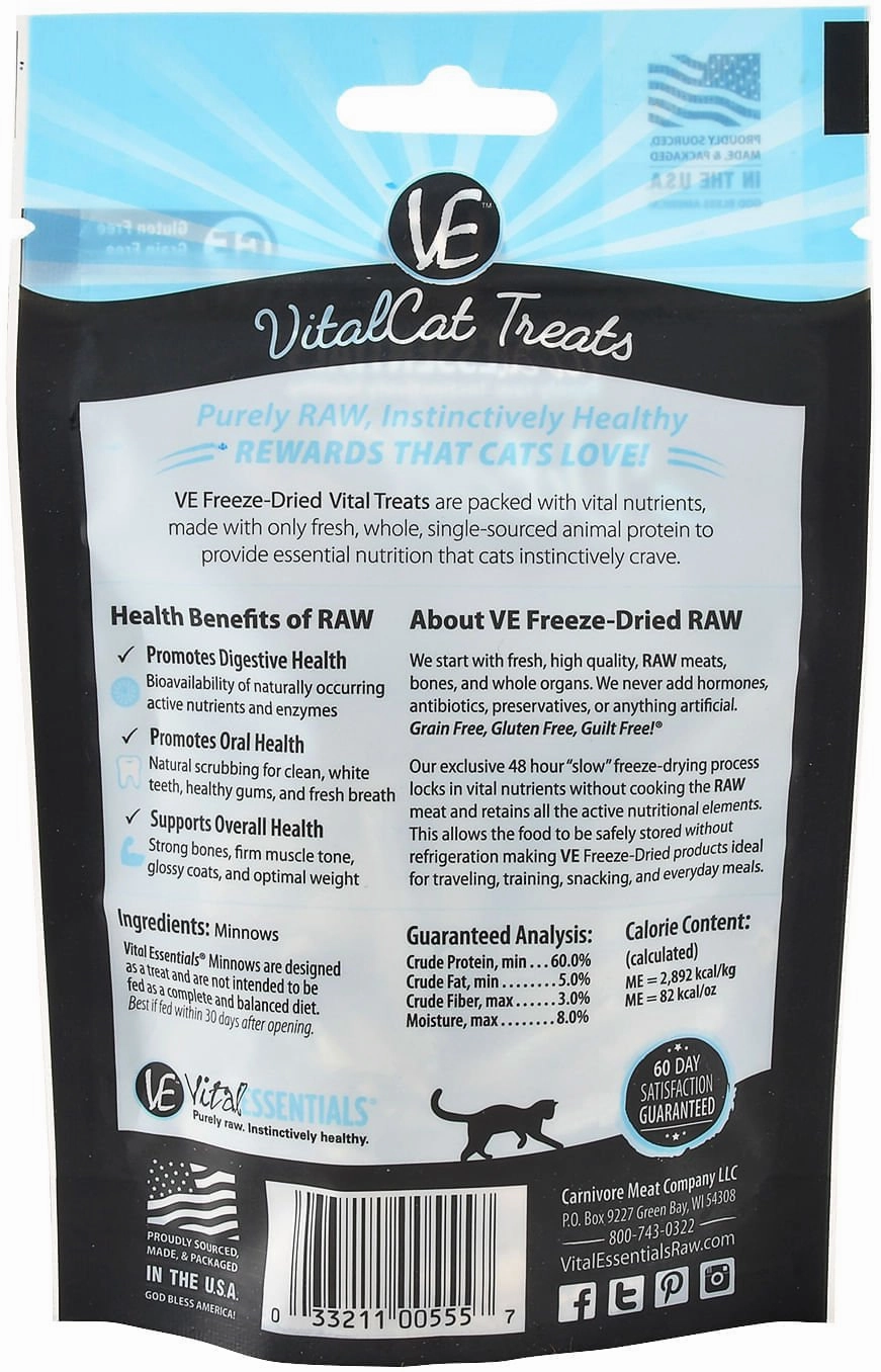 Vital Cat Freeze-Dried Minnows Cat Treats