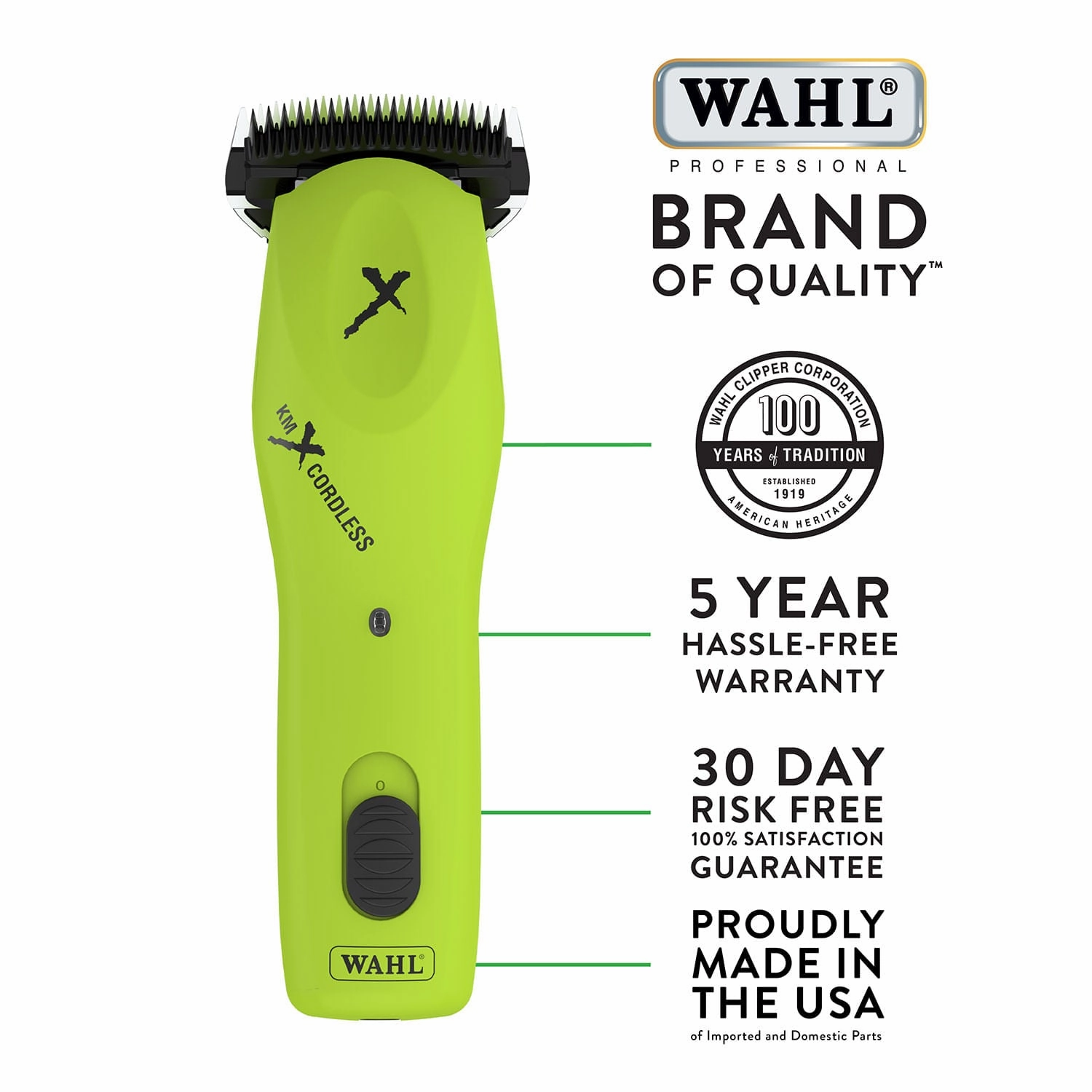 Wahl KMX Cord/Cordless 2-Speed Clipper