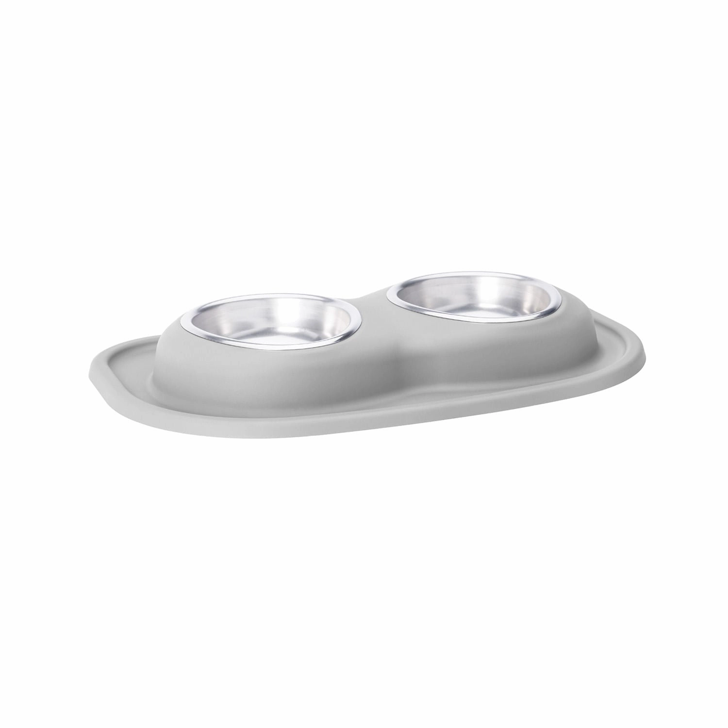 WeatherTech Double Low Pet Feeding System, Stainless Steel