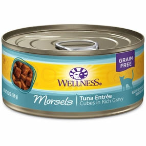 Wellness Complete Health Morsels Cubed Tuna Entree Grain-Free Canned Cat Food 156g