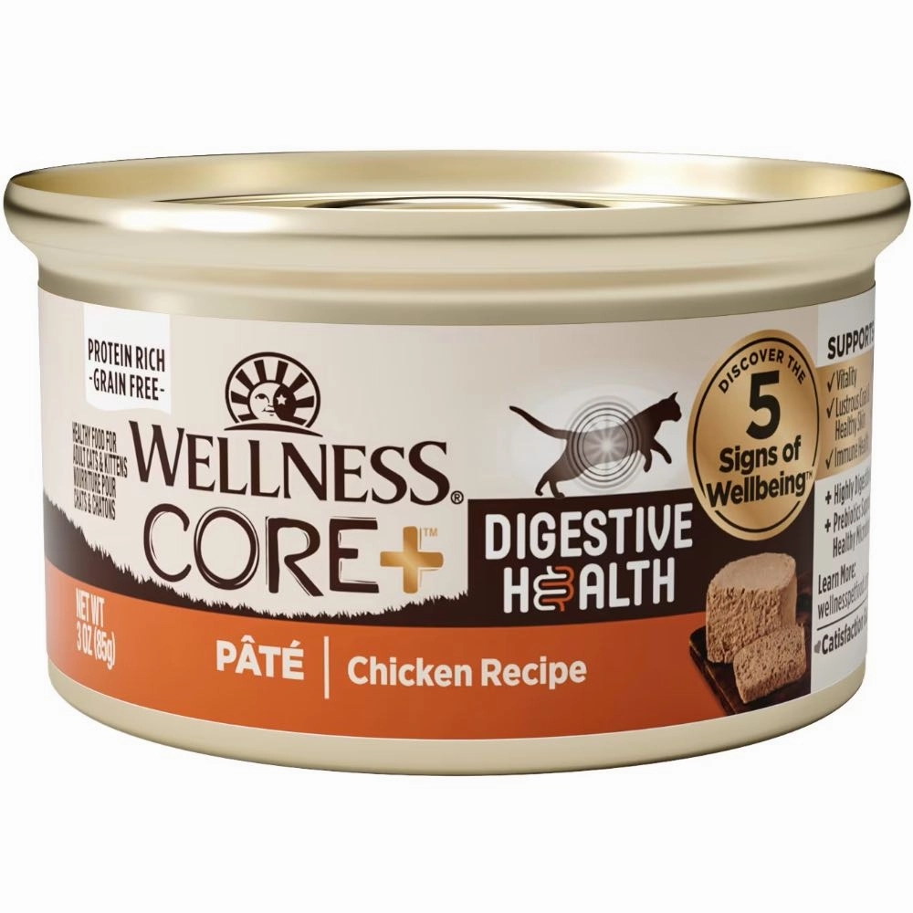 Wellness Core  Digestive Health Chicken Pate Grain-Free Canned Cat Food 85g