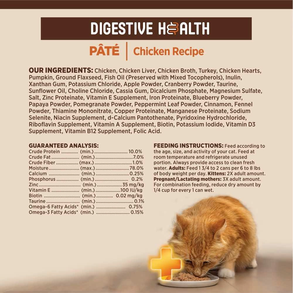 Wellness Core  Digestive Health Chicken Pate Grain-Free Canned Cat Food 85g