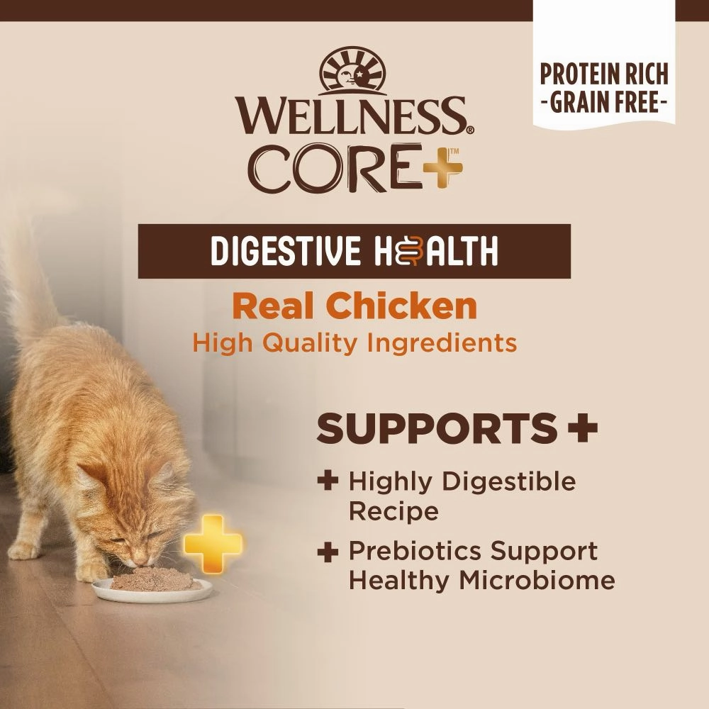 Wellness Core  Digestive Health Chicken Pate Grain-Free Canned Cat Food 85g