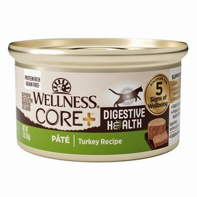 Wellness Core  Digestive Health Pate Turkey Pate Grain-Free Canned Cat Food 85g