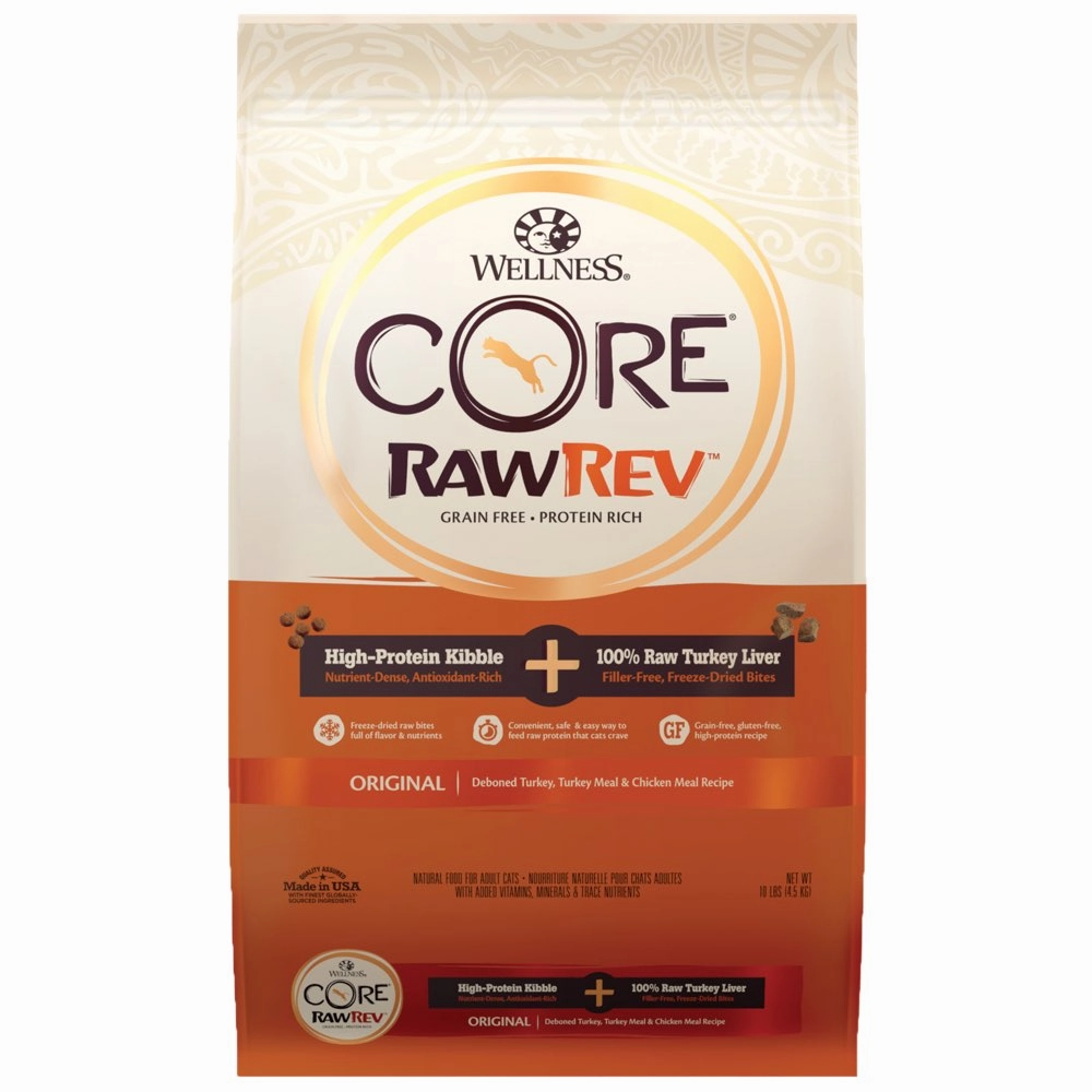 Wellness CORE RawRev Original Grain-Free Dry Cat Food 4.5lb