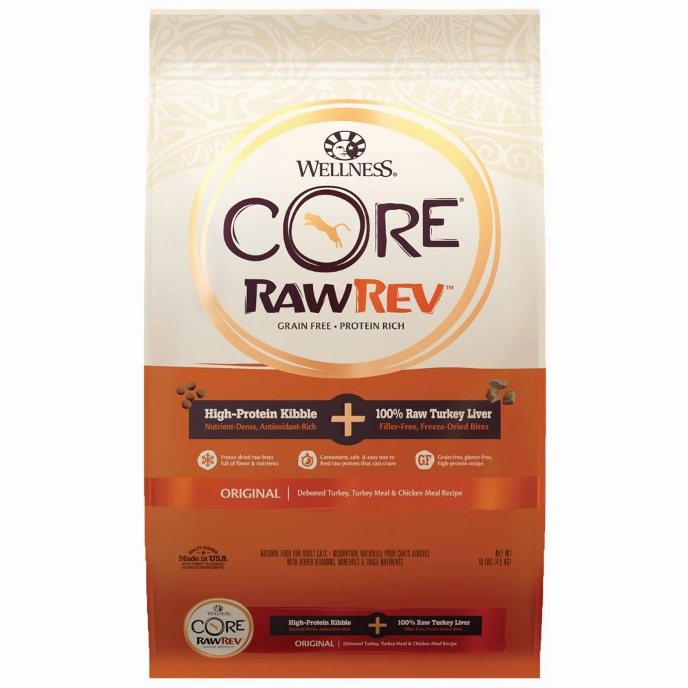 Wellness CORE RawRev Original Grain-Free Dry Cat Food 4.5lb