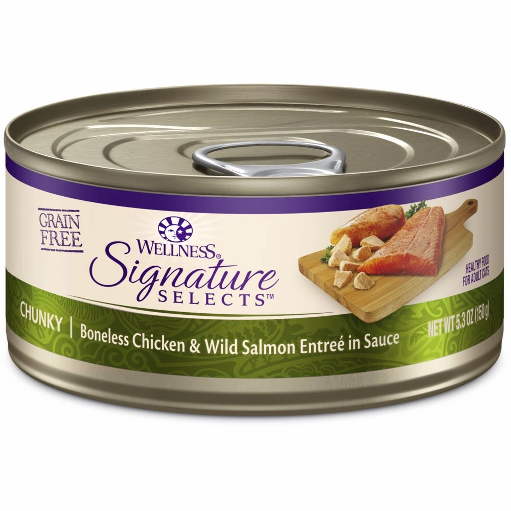 Wellness CORE Signature Selects Chunky Chicken & Salmon Grain-Free Canned Cat Food