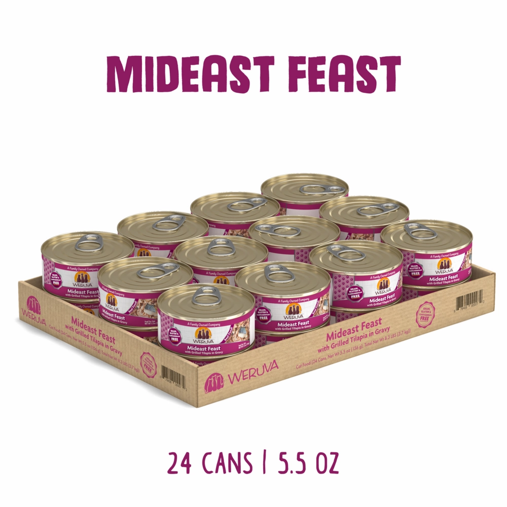 Weruva Mideast Feast With Grilled Tilapia Canned Cat Food