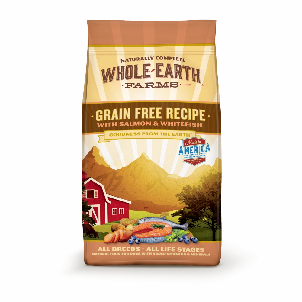 Whole Earth Farms Grain Free Recipe Salmon and Whitefish Dry Dog Food