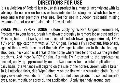 Wipe Fly Protectant