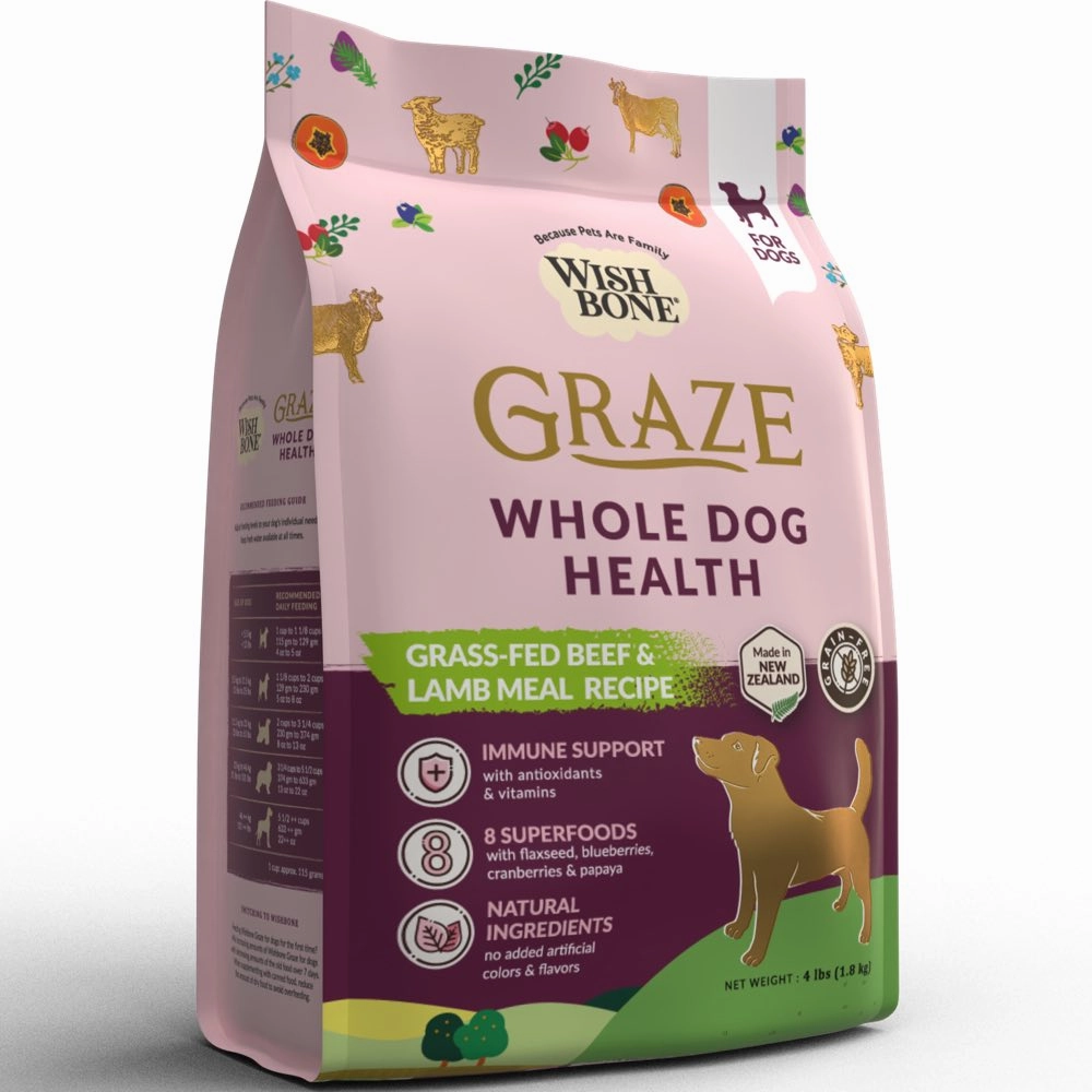 Wishbone Graze Grass-Fed Beef & Lamb Meal Grain-Free Adult Dry Dog Food