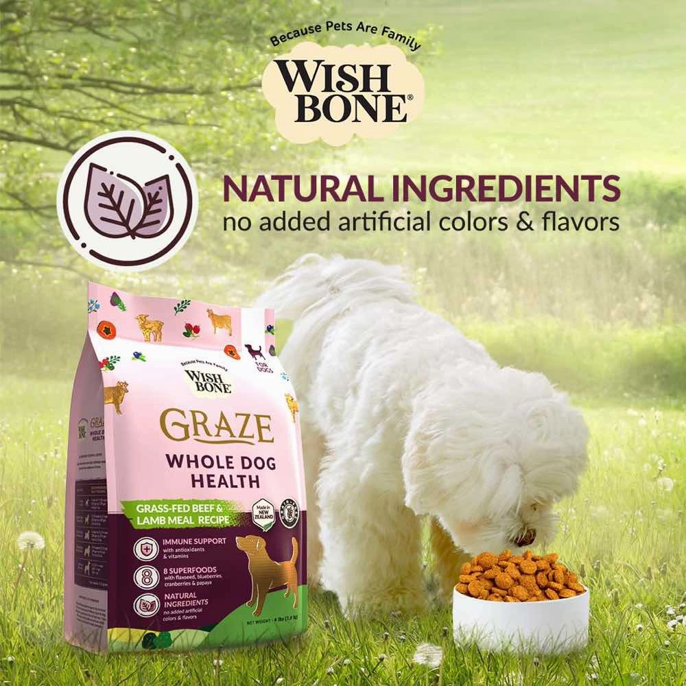 Wishbone Graze Grass-Fed Beef & Lamb Meal Grain-Free Adult Dry Dog Food