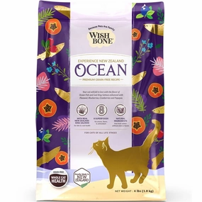 Wishbone Ocean Fish & Chicken Grain-Free Dry Cat Food 4lb
