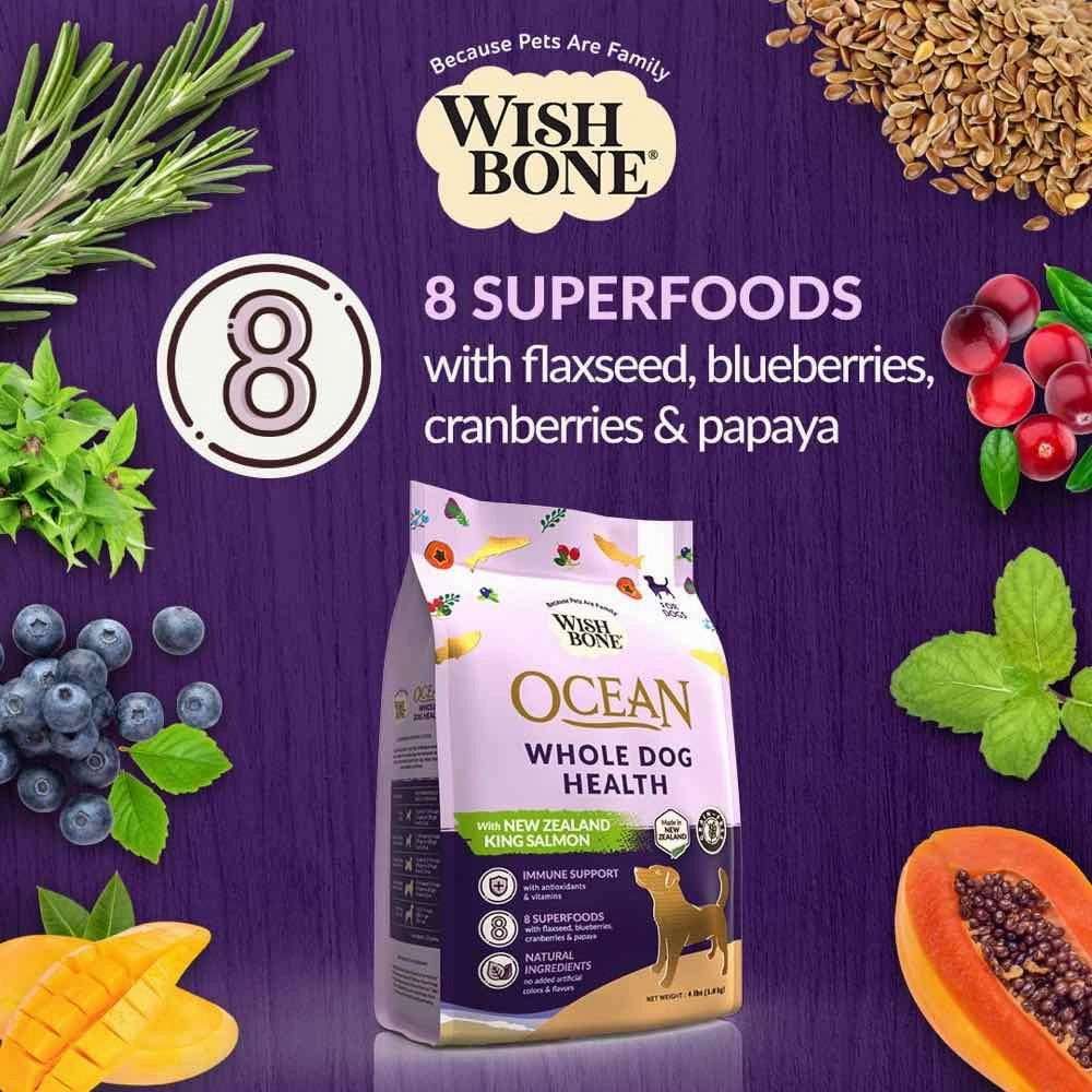 Wishbone Ocean New Zealand King Salmon Grain-Free Dry Dog Food