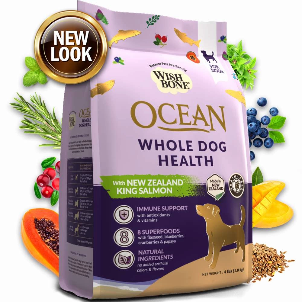 Wishbone Ocean New Zealand King Salmon Grain-Free Dry Dog Food
