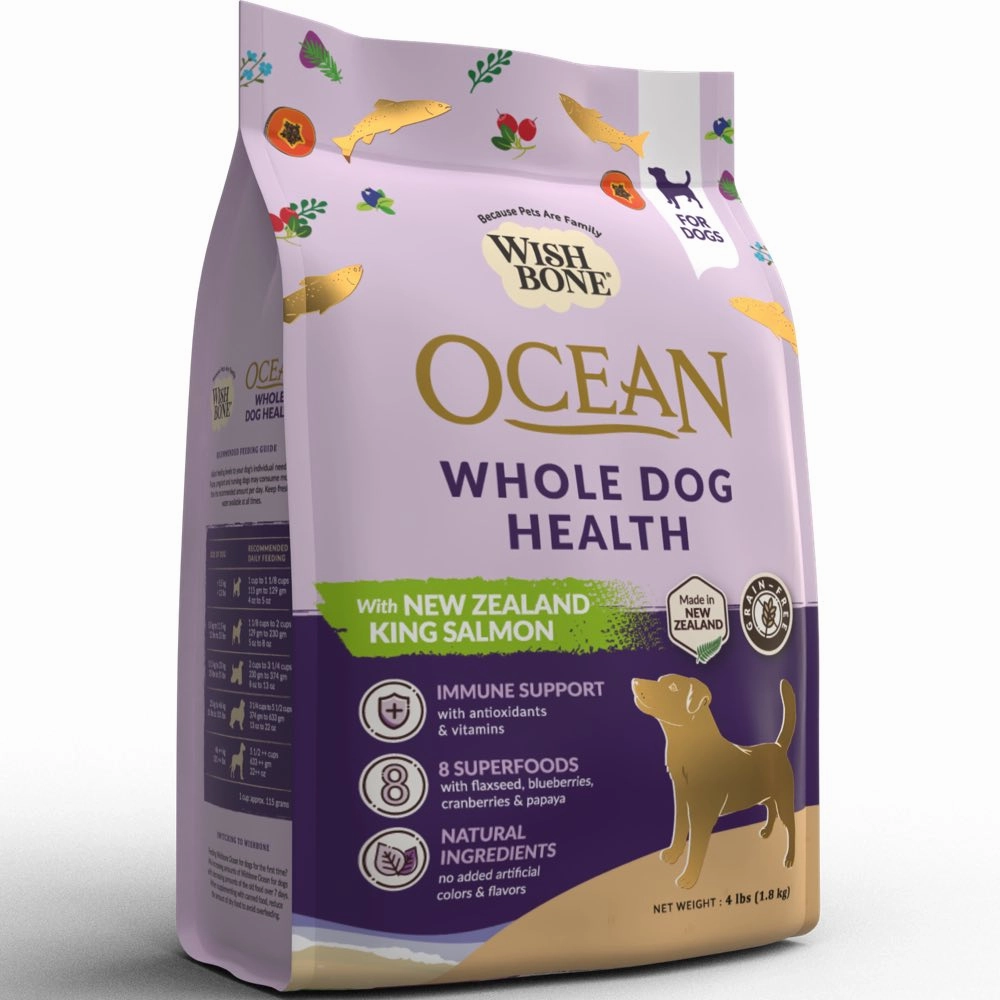 Wishbone Ocean New Zealand King Salmon Grain-Free Dry Dog Food