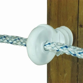 Wood Post Insulators for Poly Wire or Rope 25 Pack