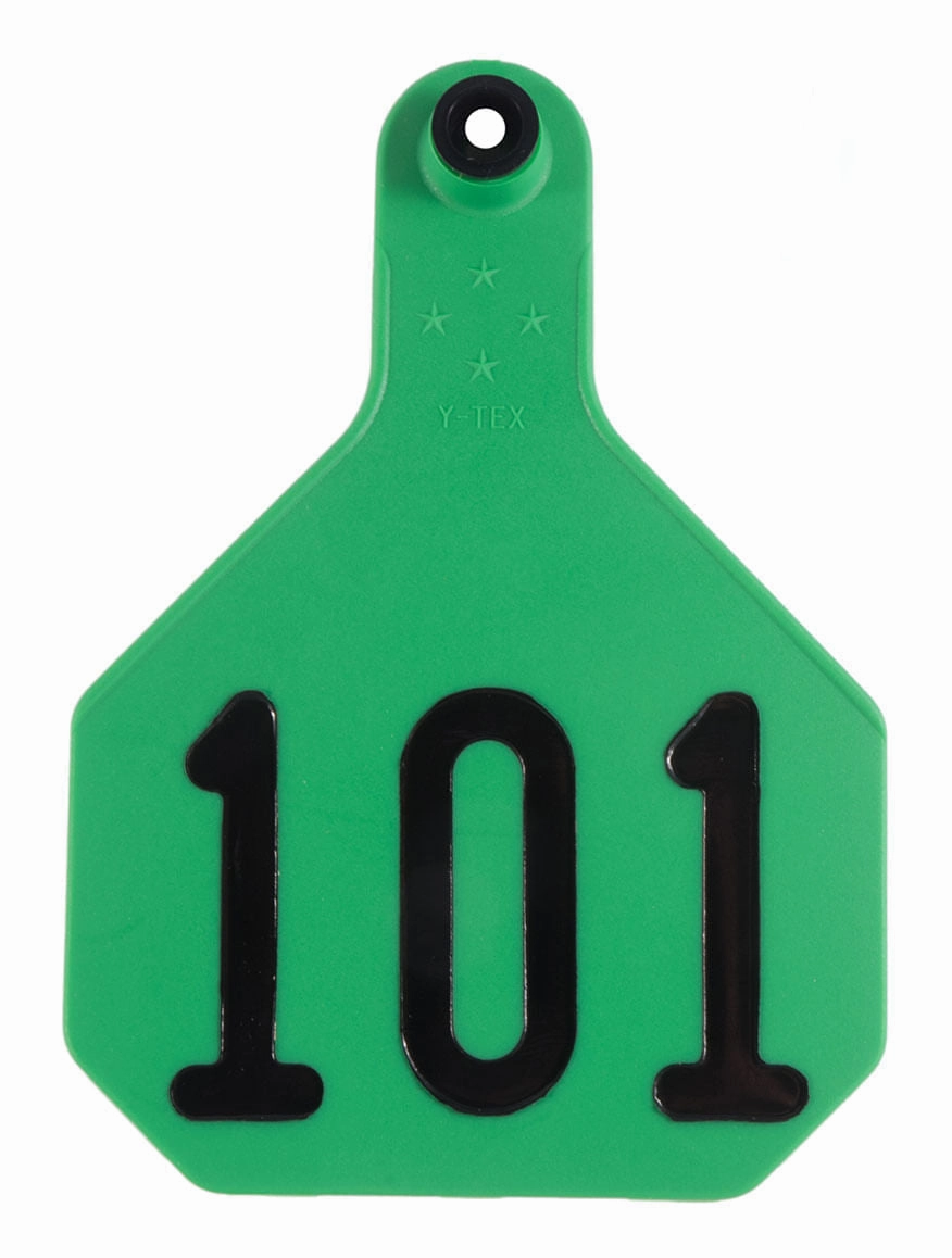 Y-Tex Numbered 2-Piece Ear Tags, 25 ct