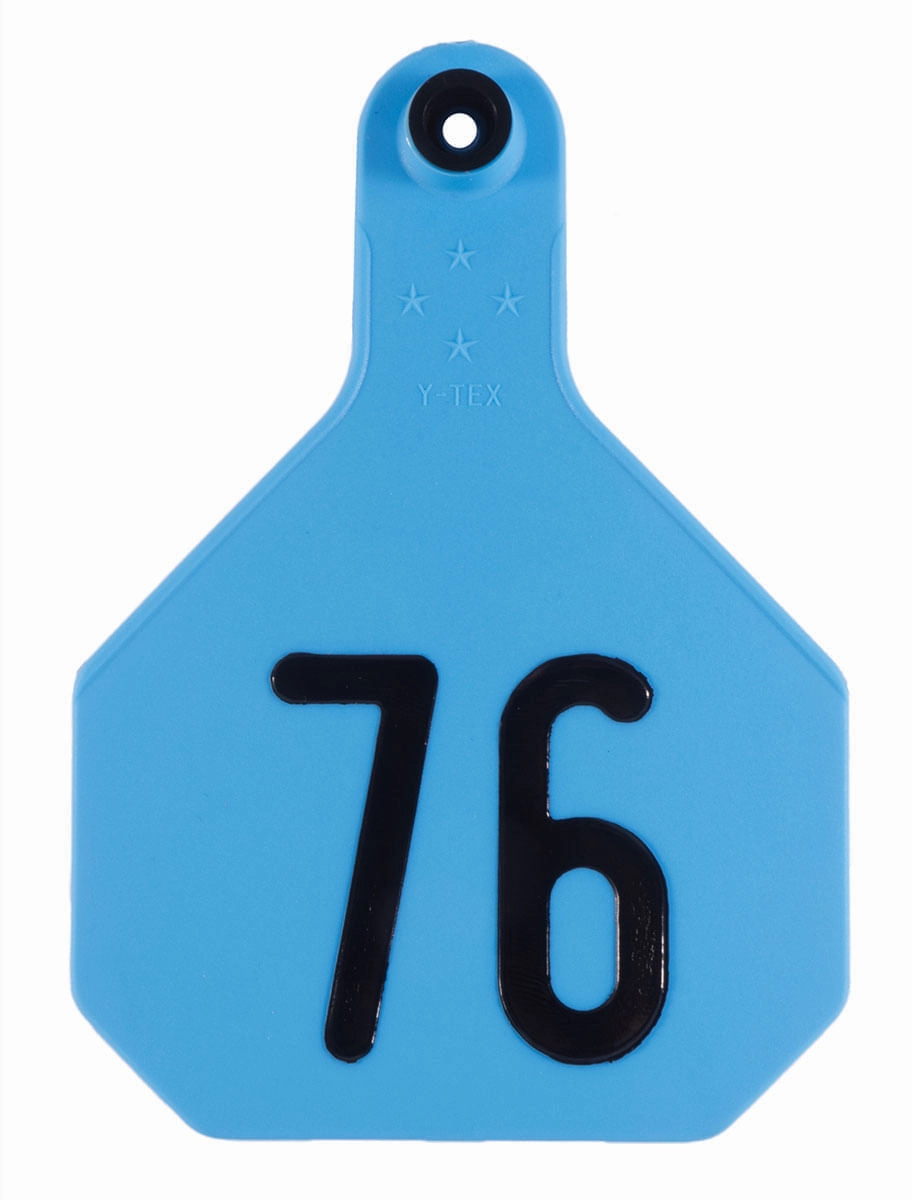 Y-Tex Numbered 2-Piece Ear Tags, 25 ct