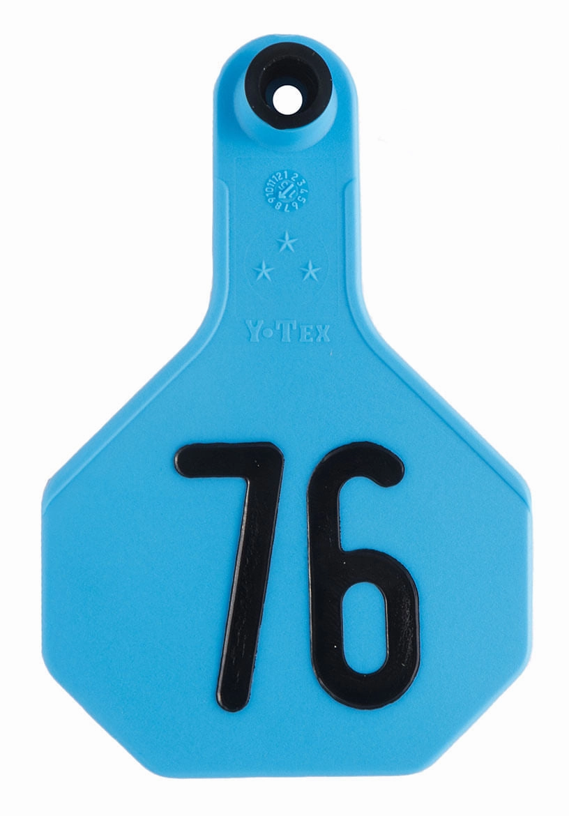 Y-Tex Numbered 2-Piece Ear Tags, 25 ct