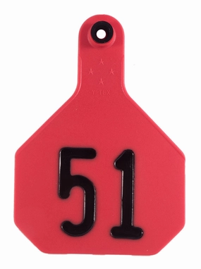 Y-Tex Numbered 2-Piece Ear Tags, 25 ct