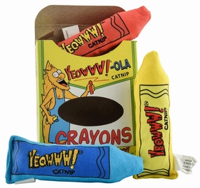 Yeowww!-ola Catnip Cat Toys Crayons 3 Pack