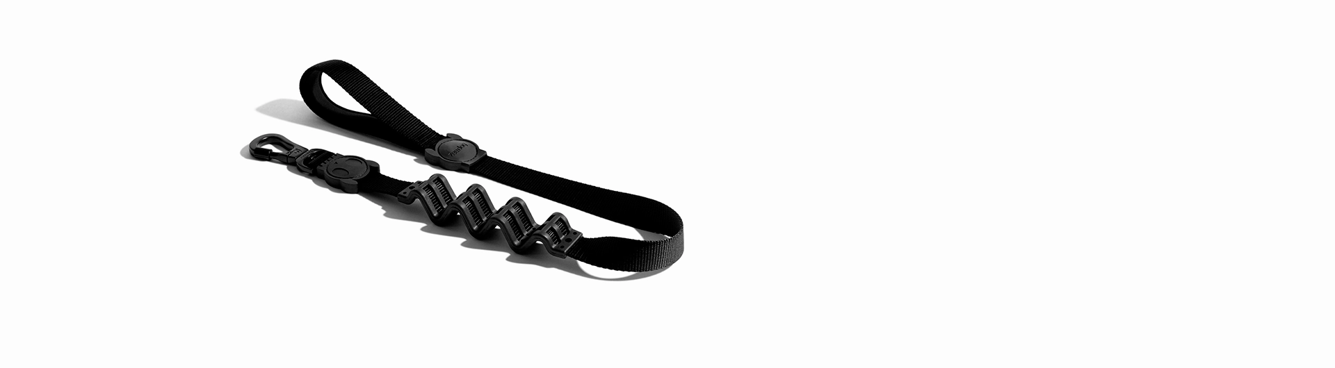 Zee.Dog Ruff Shock Absorbent Dog Leash (Gotham)