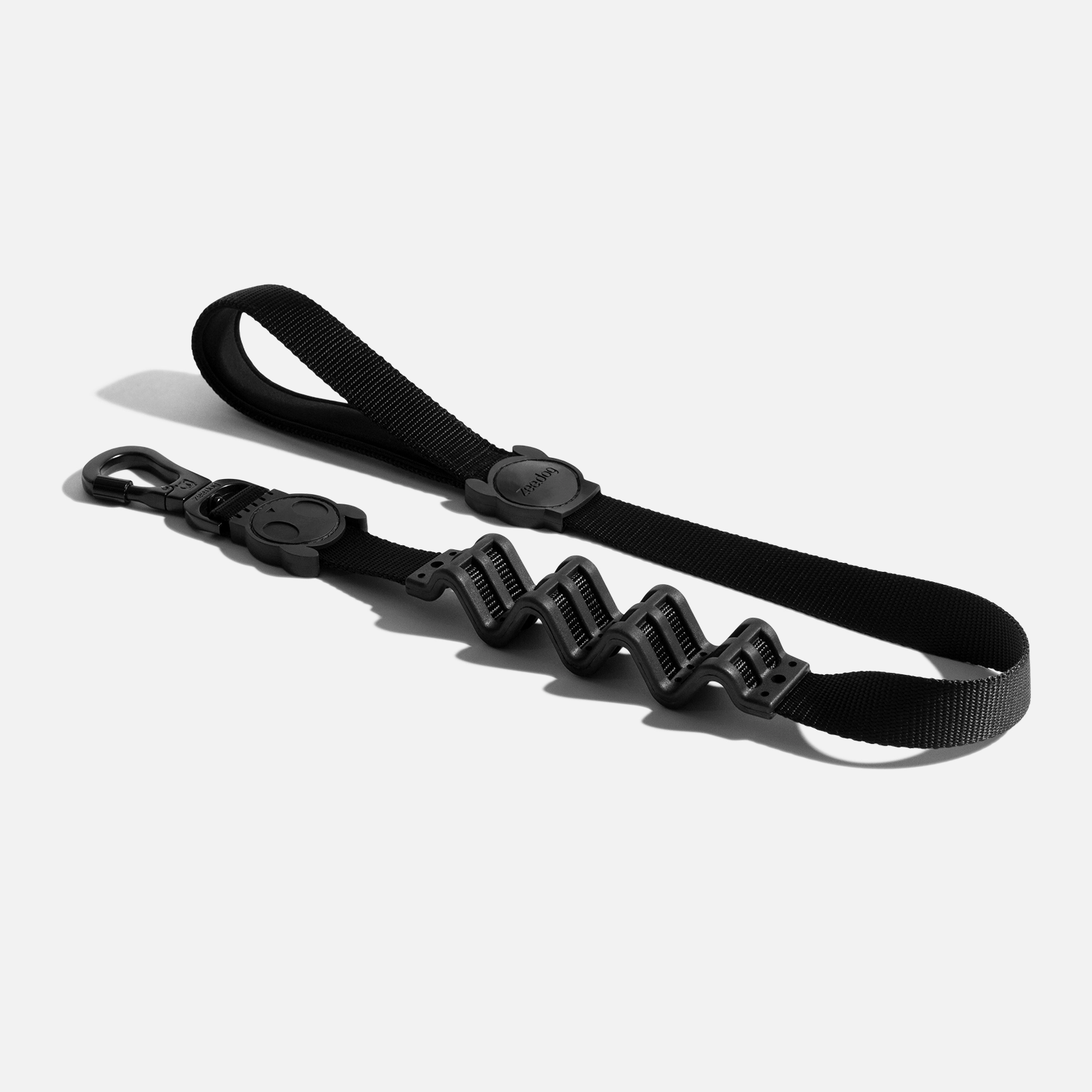 Zee.Dog Ruff Shock Absorbent Dog Leash (Gotham)