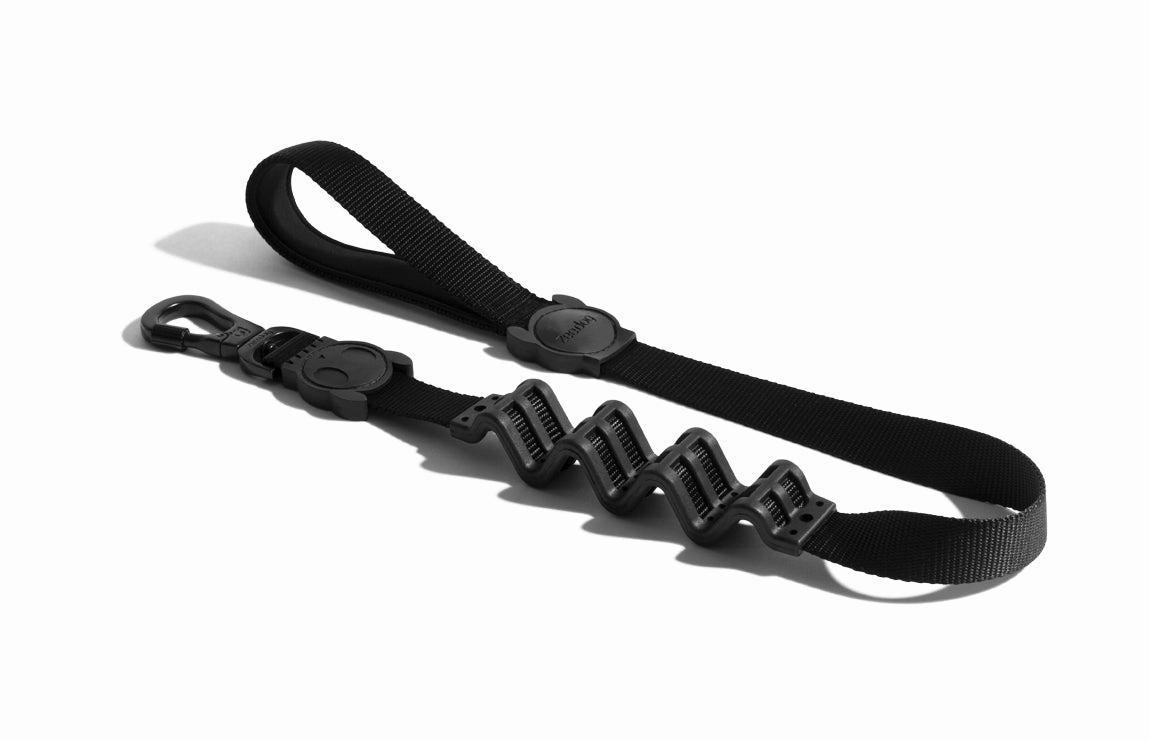Zee.Dog Ruff Shock Absorbent Dog Leash (Gotham)