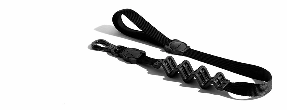 Zee.Dog Ruff Shock Absorbent Dog Leash (Gotham)