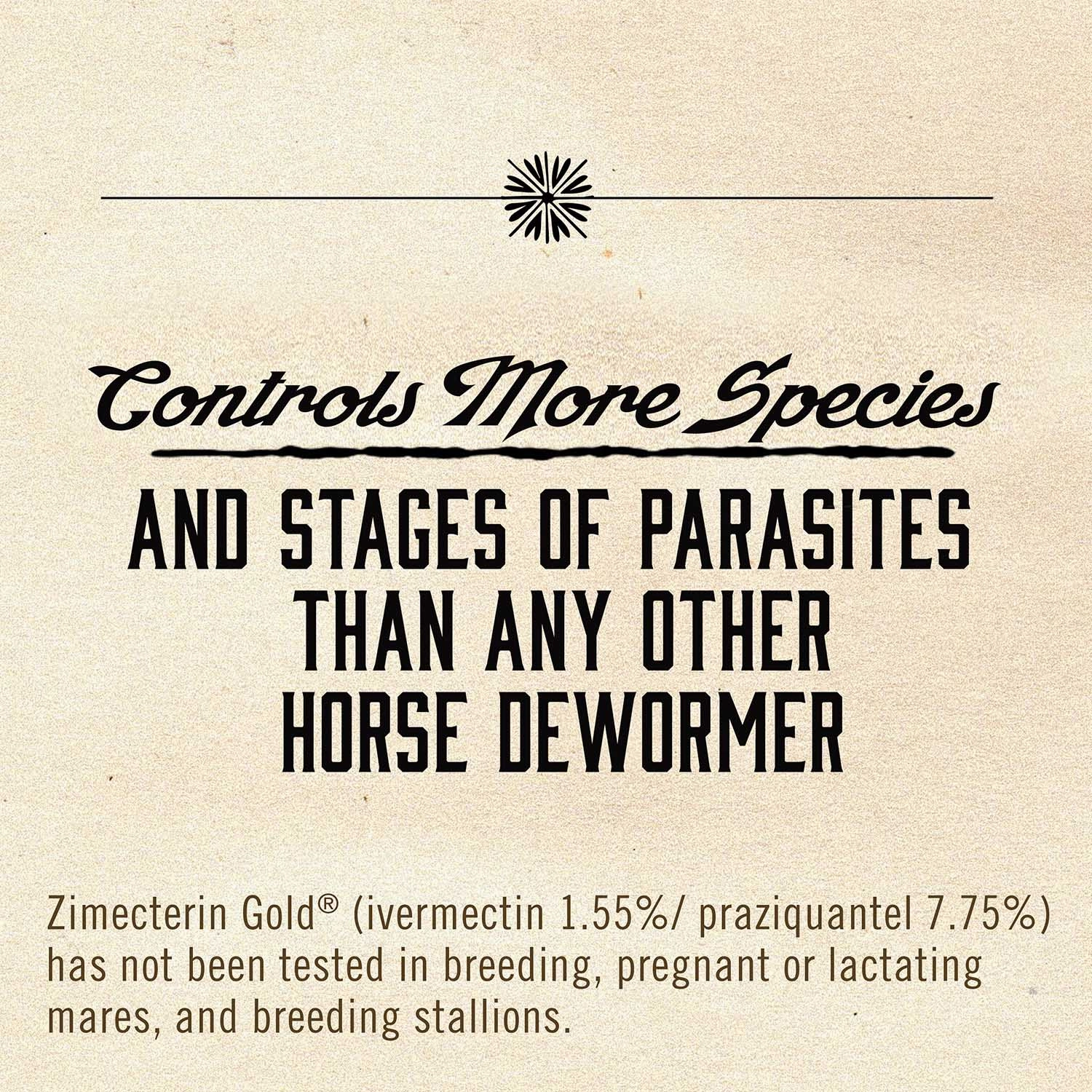 Zimecterin Gold Horse Wormer (Paste), 1-dose