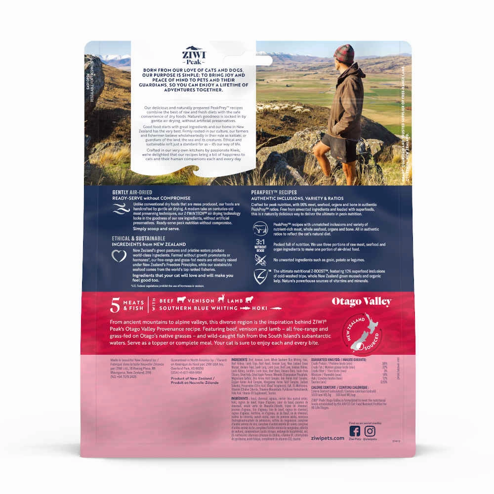 Ziwi Peak Provenance Otago Valley Grain-Free Air-Dried Cat Food