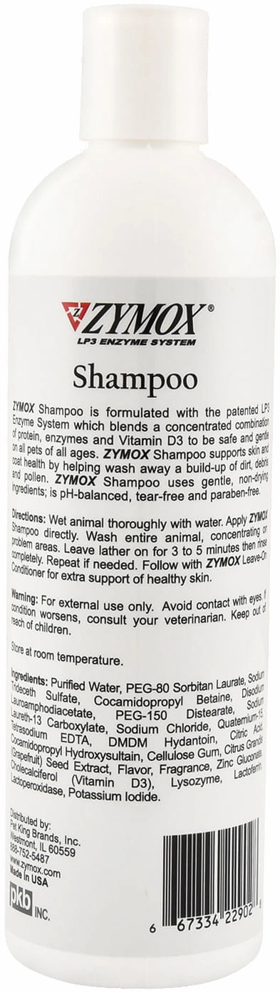 ZYMOX Enzymatic Shampoo with Vitamin D3